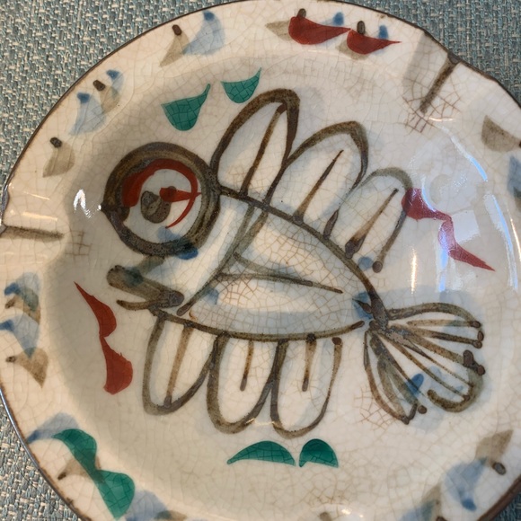 Antique Ceramic Fish Ashtray, Tokyo Japan - Picture 7 of 9